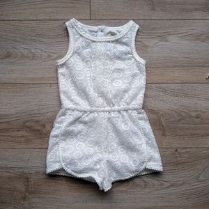 NWOT Boho White Lace OshKosh Romper 2T